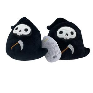 Lot 2 Squishmallows Otto Grim Reaper 5" Halloween Plush NWT Kellytoy 2022 Bundle